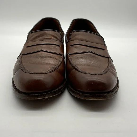 Allen Edmonds Randolph Bench Welt Penny Loafers- Size 12 2A Brown